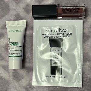 Smashbox Minis Bundle-includes Photo Finish Correct, Primer, and Liquid Lipstick